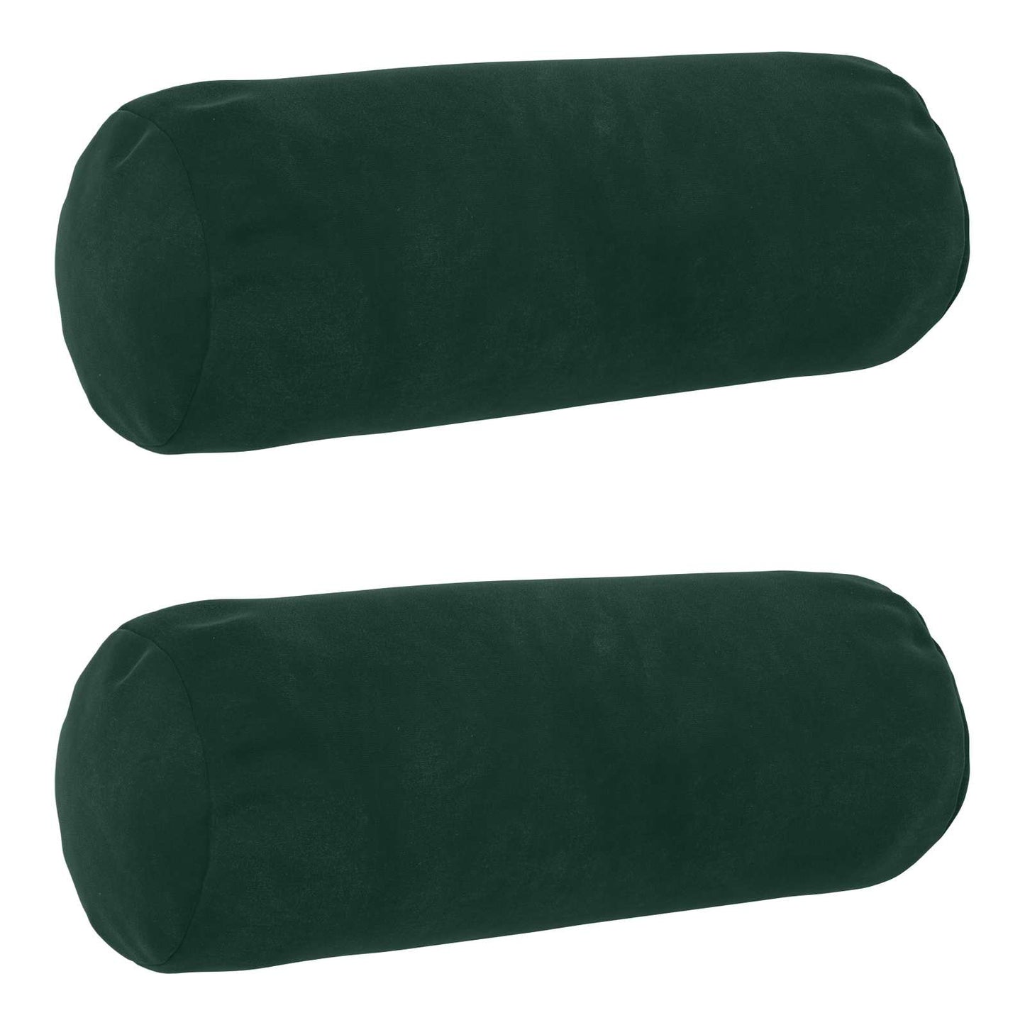 vidaXL Cushion with Pillow HEERLEN 2 pcs Dark Green Velvet