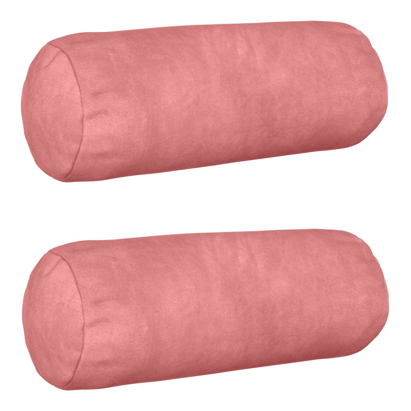 vidaXL Cushion with Pillow HEERLEN 2 pcs Pink Velvet