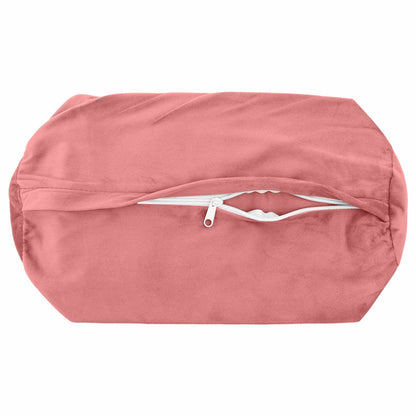 vidaXL Cushion with Pillow HEERLEN 2 pcs Pink Velvet