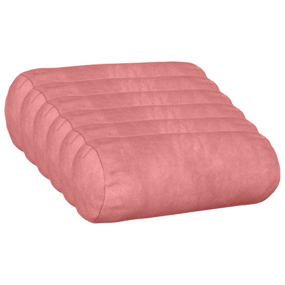 vidaXL Cushion with Pillow HEERLEN 6 pcs Pink Velvet
