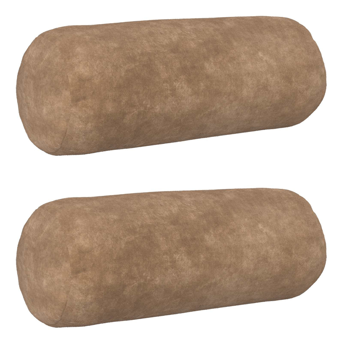 vidaXL Cushion with Pillow HEERLEN 2 pcs Taupe Microfiber Fleece
