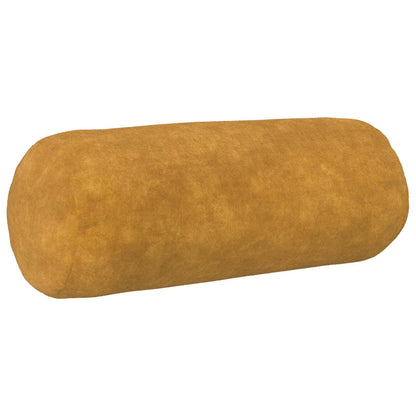 vidaXL Cushion with Pillow HEERLEN 2 pcs Yellow Microfiber Fleece