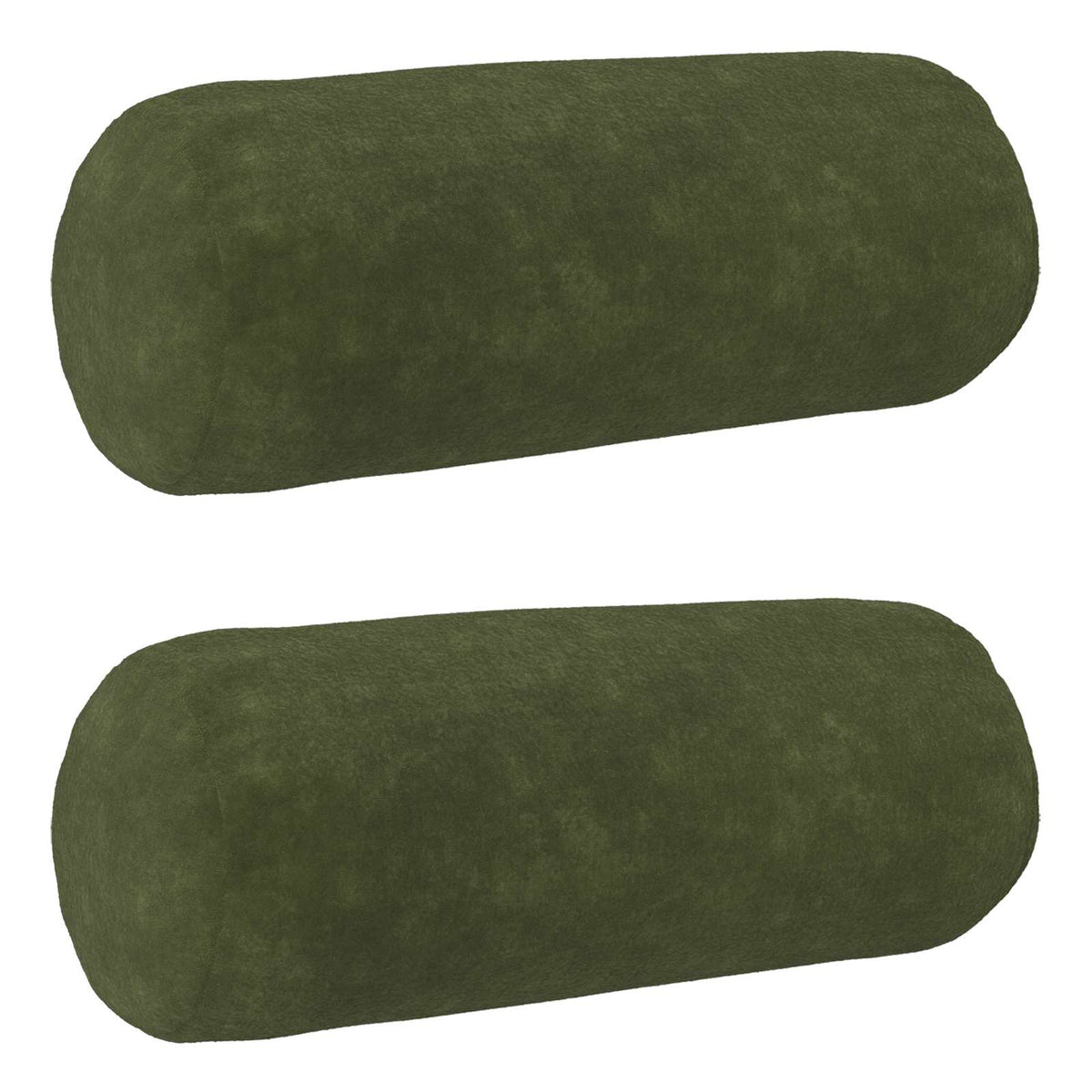 vidaXL Cushion with Pillow HEERLEN 2 pcs Green Microfiber Fleece
