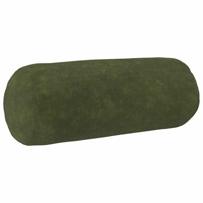 vidaXL Cushion with Pillow HEERLEN 2 pcs Green Microfiber Fleece