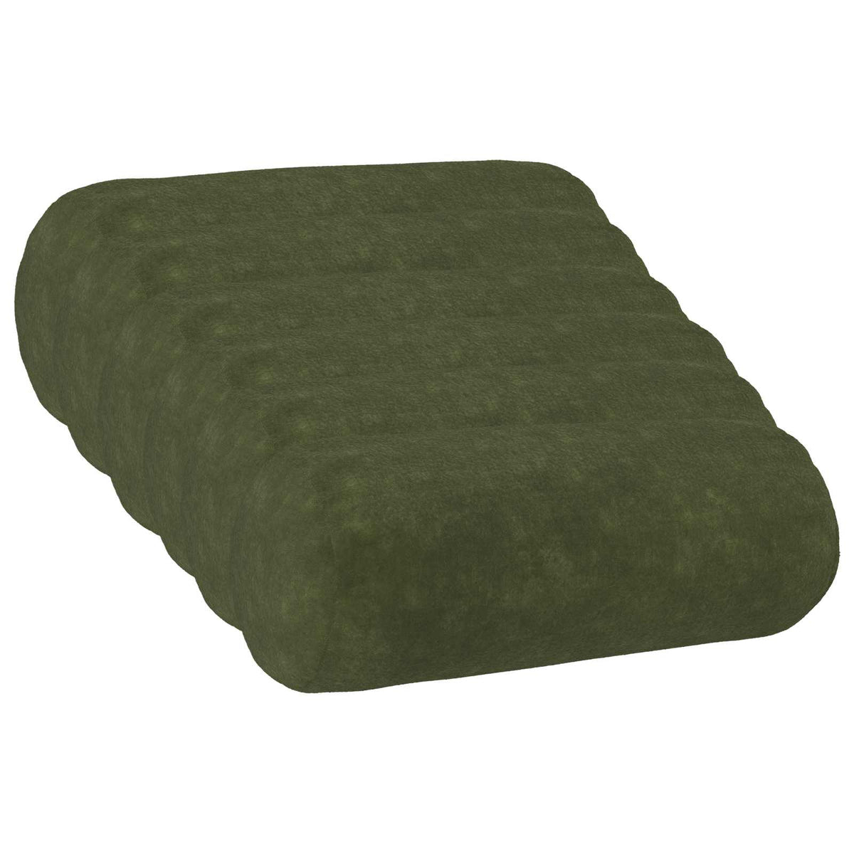 vidaXL Cushion with Pillow HEERLEN 6 pcs Green Microfiber Fleece