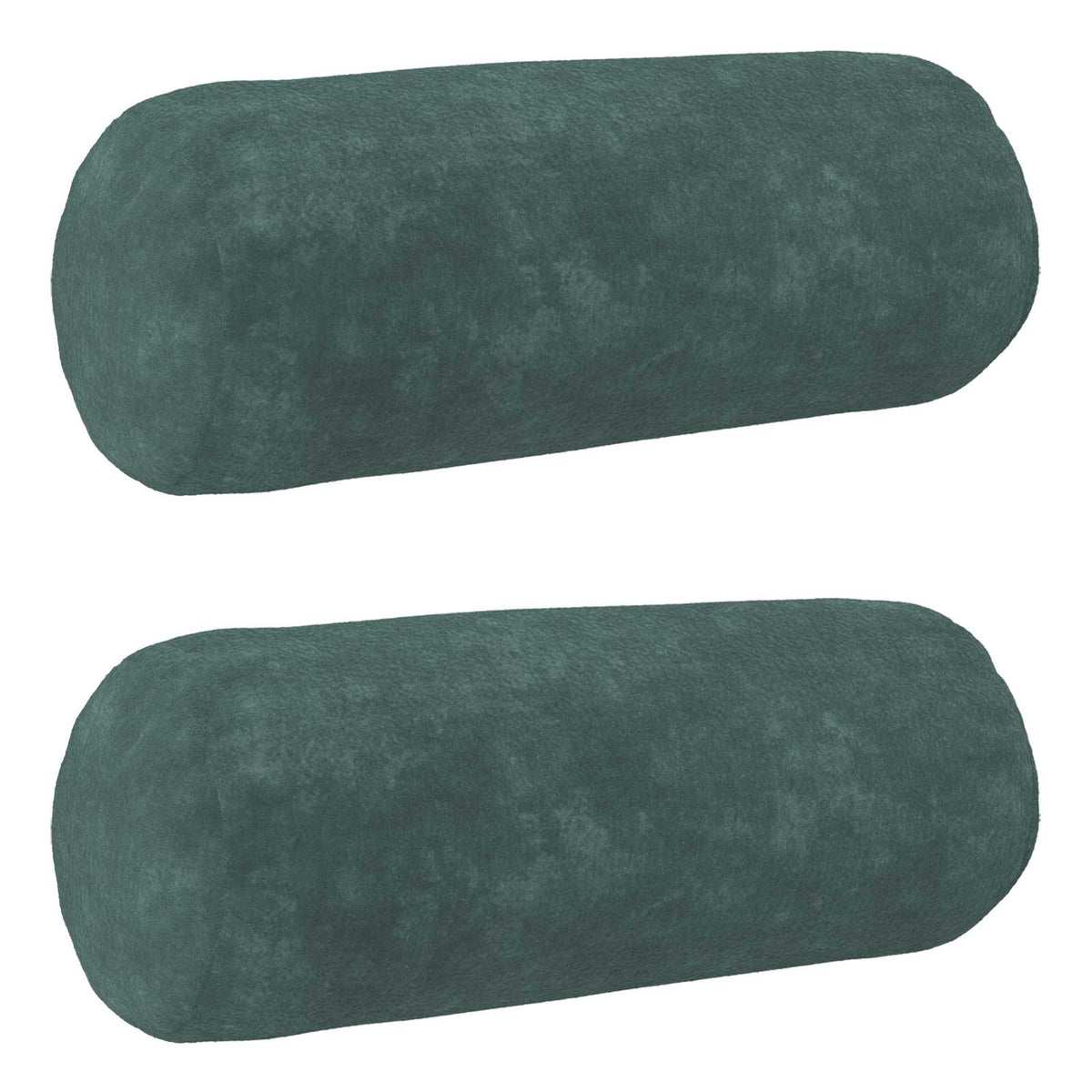 vidaXL Cushion with Pillow HEERLEN 2 pcs Sea Blue Microfiber Fleece