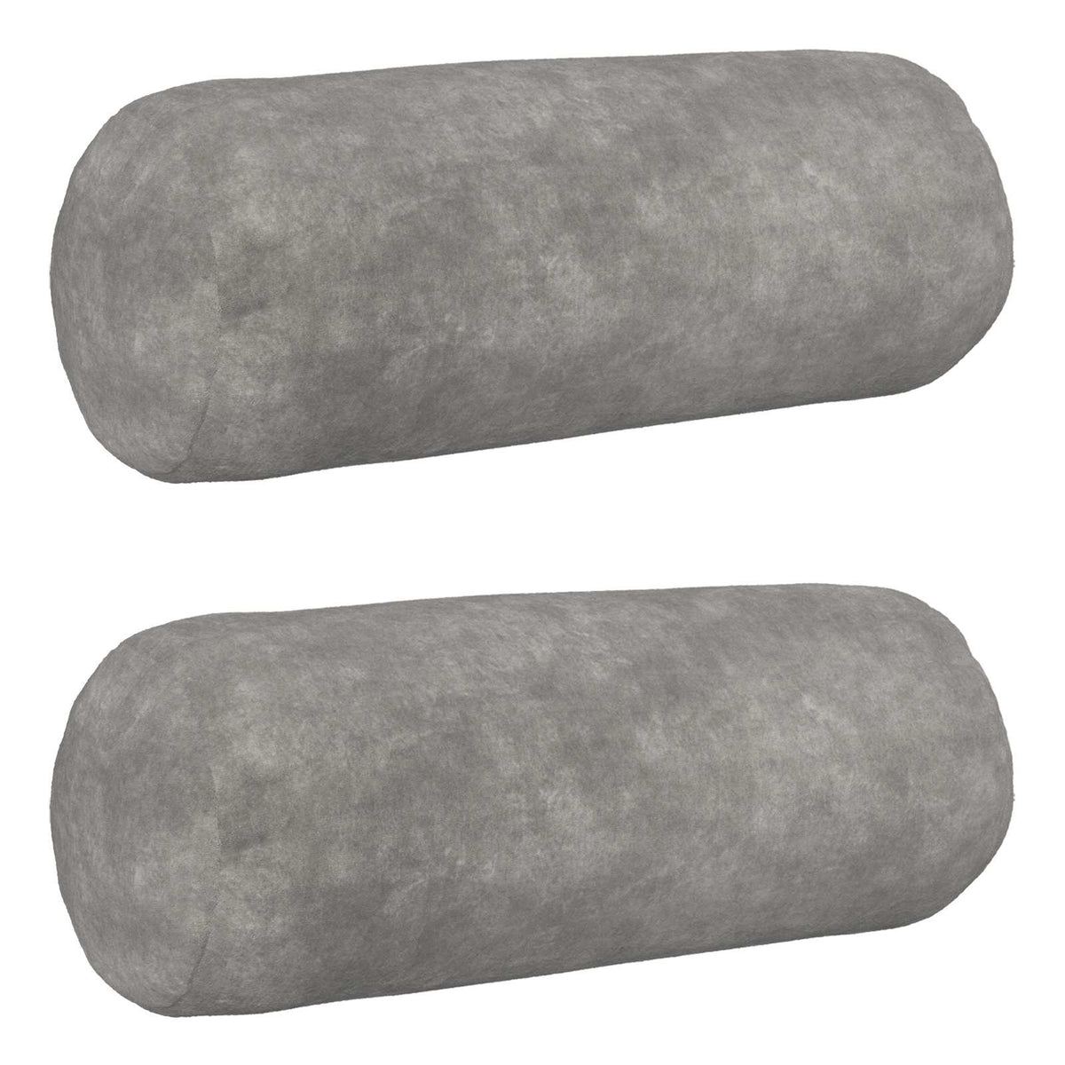 vidaXL Cushion with Pillow HEERLEN 2 pcs Light Grey Microfiber Fleece