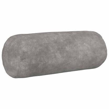 vidaXL Cushion with Pillow HEERLEN 6 pcs Light Grey Microfiber Fleece