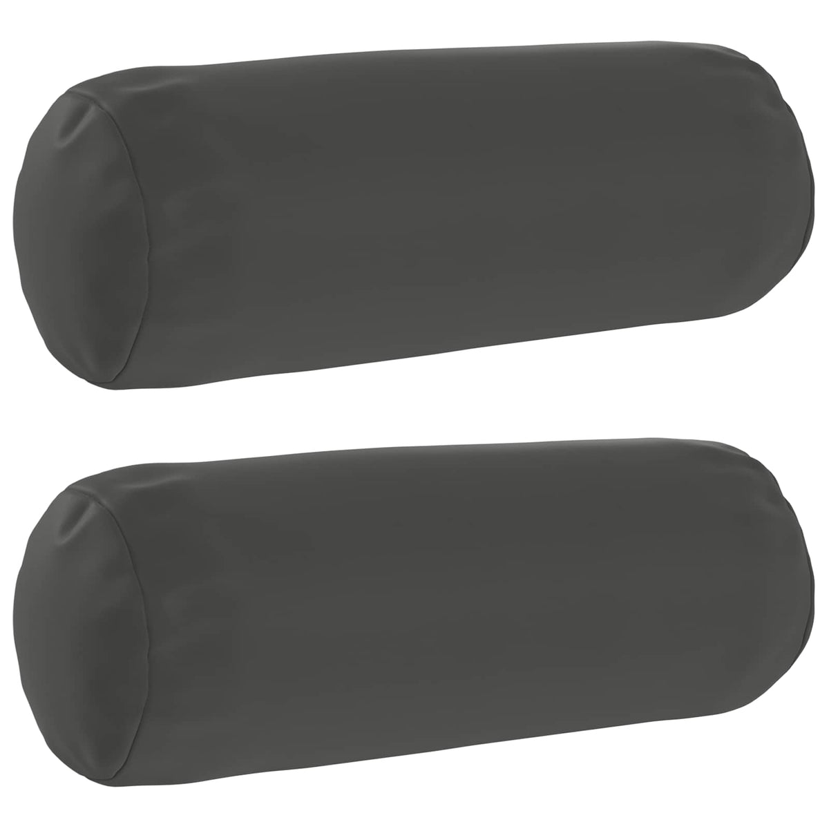 vidaXL Cushion with Pillow HEERLEN 2 pcs Anthracite Polyester
