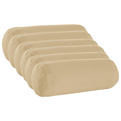 vidaXL Cushion with Pillow HEERLEN 6 pcs Beige Polyester