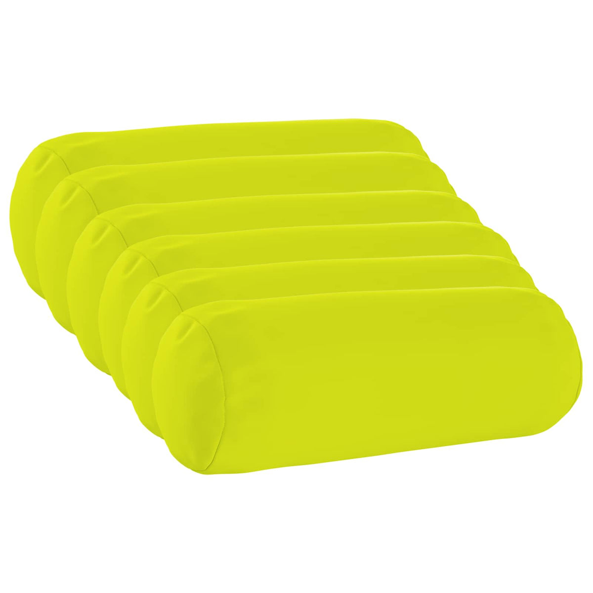 vidaXL Cushion with Pillow HEERLEN 6 pcs Bright Green Polyester