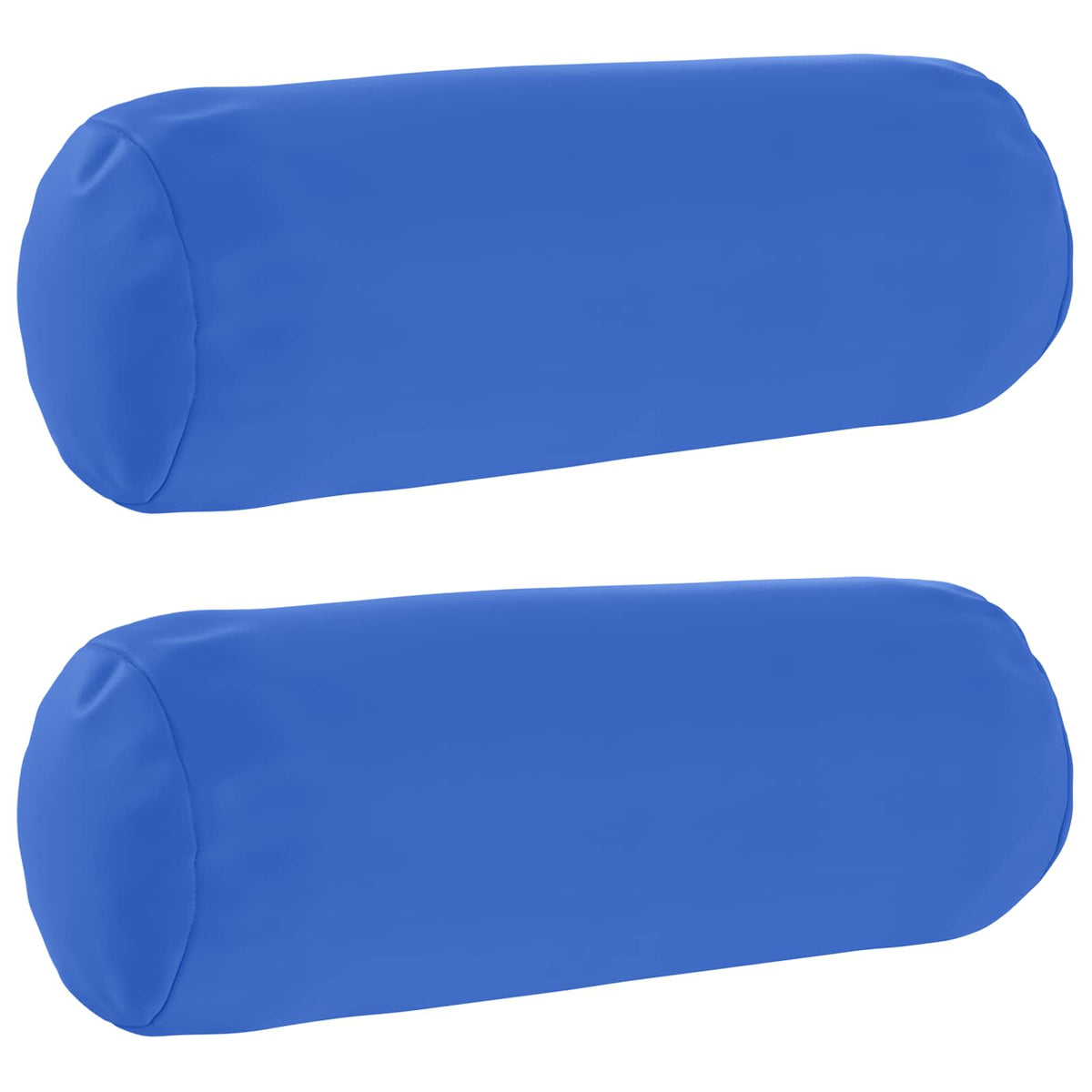 vidaXL Throw Pillow 2 pcs HEERLEN Royal Blue Dia. 15 x 40 cm Polyester