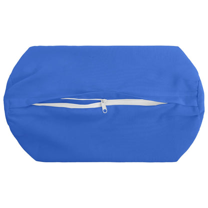 vidaXL Throw Pillow 2 pcs HEERLEN Royal Blue Dia. 15 x 40 cm Polyester