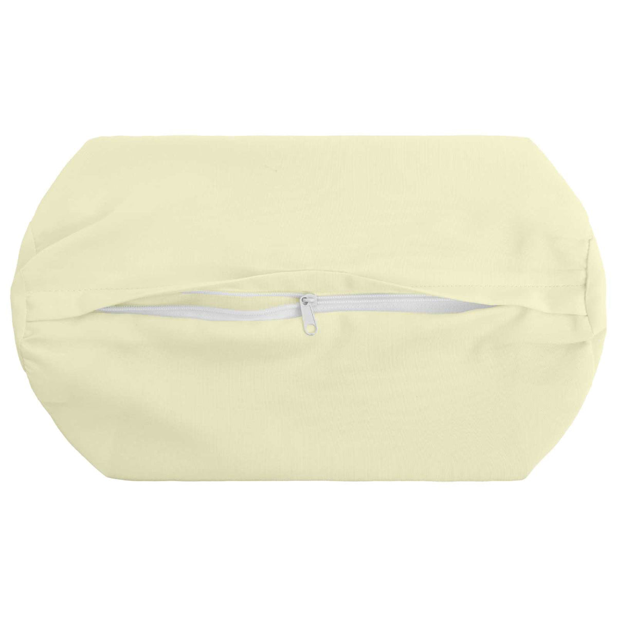 vidaXL Throw Pillow 2 pcs HEERLEN Cream Dia. 15 x 40 cm Polyester