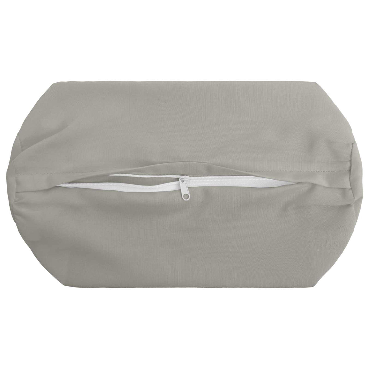 vidaXL Throw Pillow 2 pcs HEERLEN Grey Dia. 15 x 40 cm Polyester