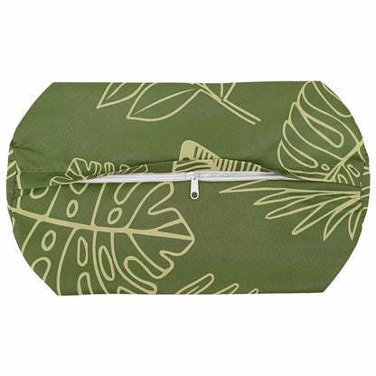 vidaXL Throw Pillow 6 pcs HEERLEN Leaf Design Dia. 15 x 40 cm