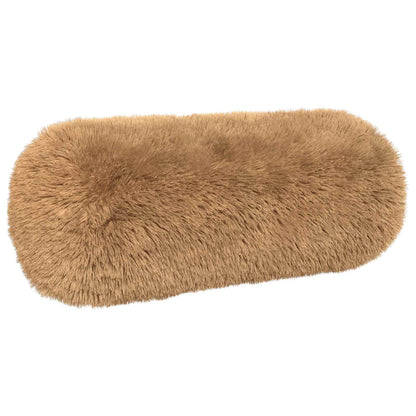 vidaXL Cushion with Pillow HEERLEN 2 pcs Taupe PV Fleece