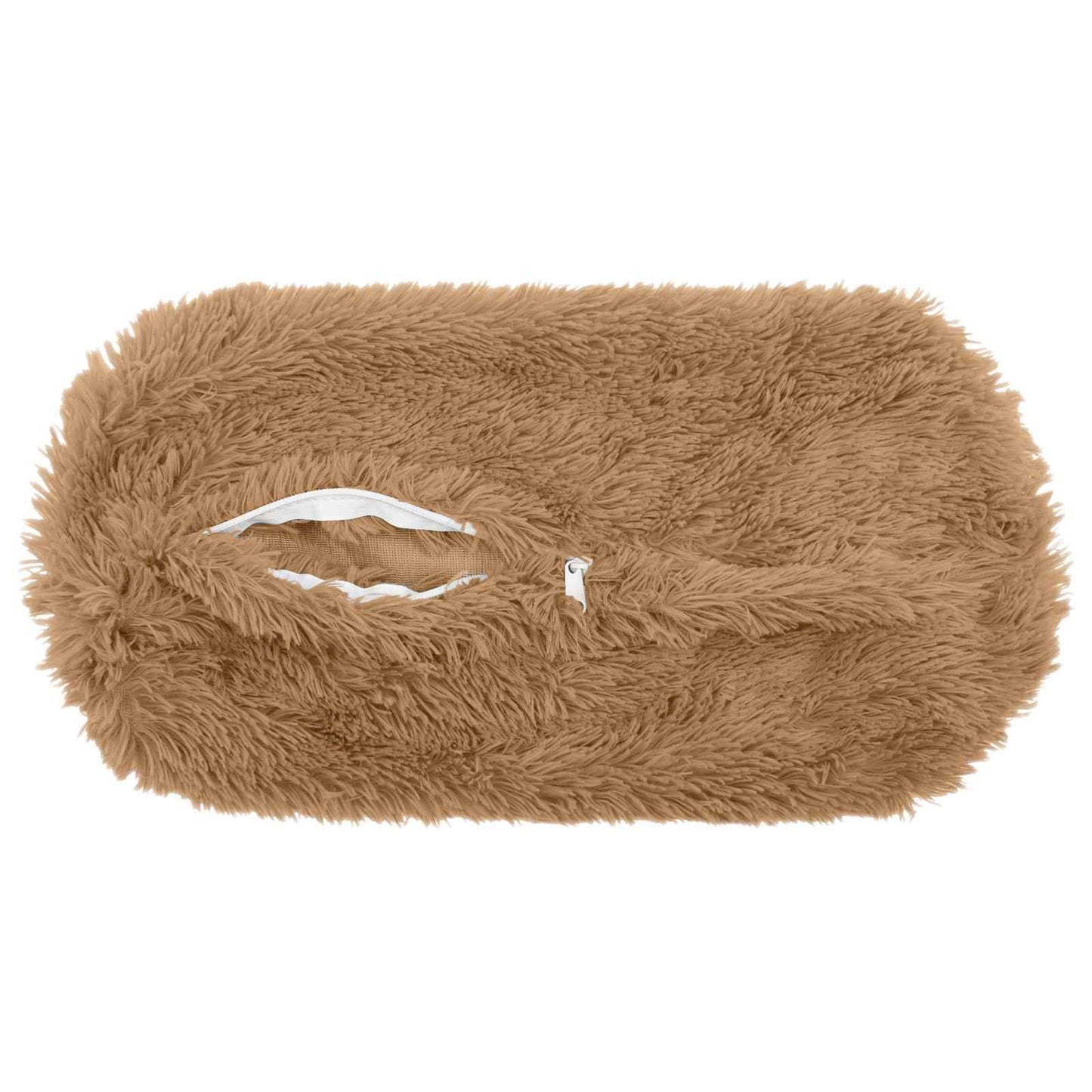 vidaXL Cushion with Pillow HEERLEN 6 pcs Taupe PV Fleece