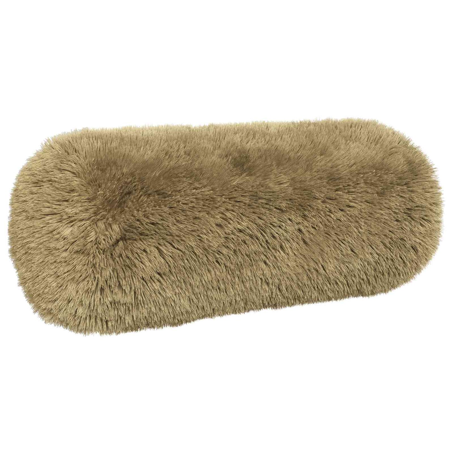vidaXL Cushion with Pillow HEERLEN 2 pcs Light Grey PV Fleece