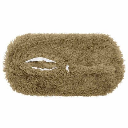 vidaXL Cushion with Pillow HEERLEN 6 pcs Light Grey PV Fleece