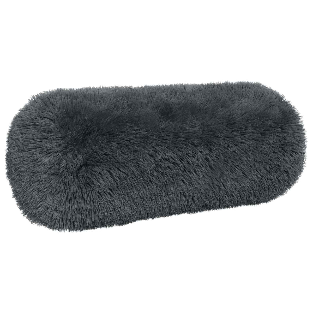 vidaXL Cushion with Pillow HEERLEN 2 pcs Anthracite PV Fleece