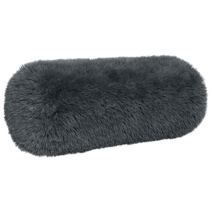 vidaXL Cushion with Pillow HEERLEN 2 pcs Anthracite PV Fleece