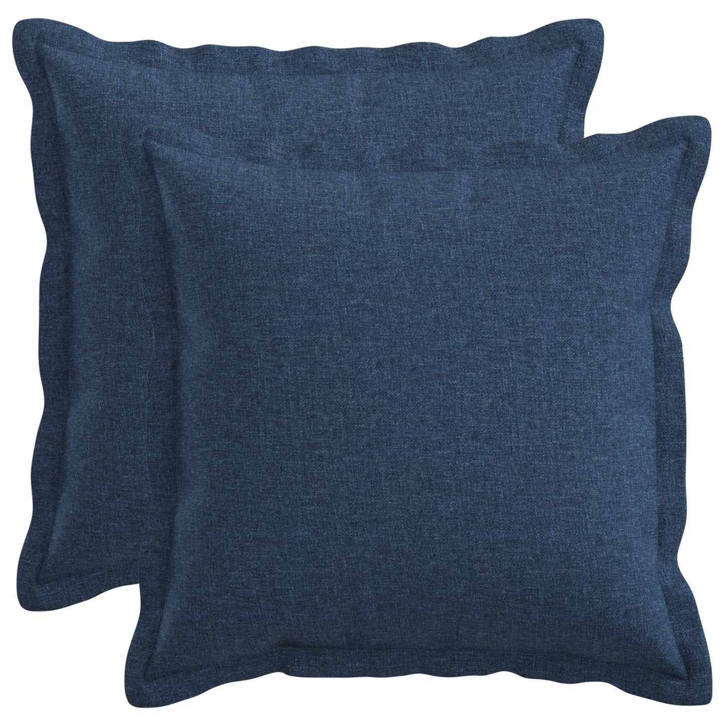 vidaXL Cushion with Pillow HOUTEN 2 pcs Blue Faux Linen