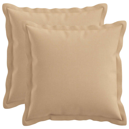 vidaXL Cushion with Pillow HOUTEN 2 pcs Cream Faux Linen