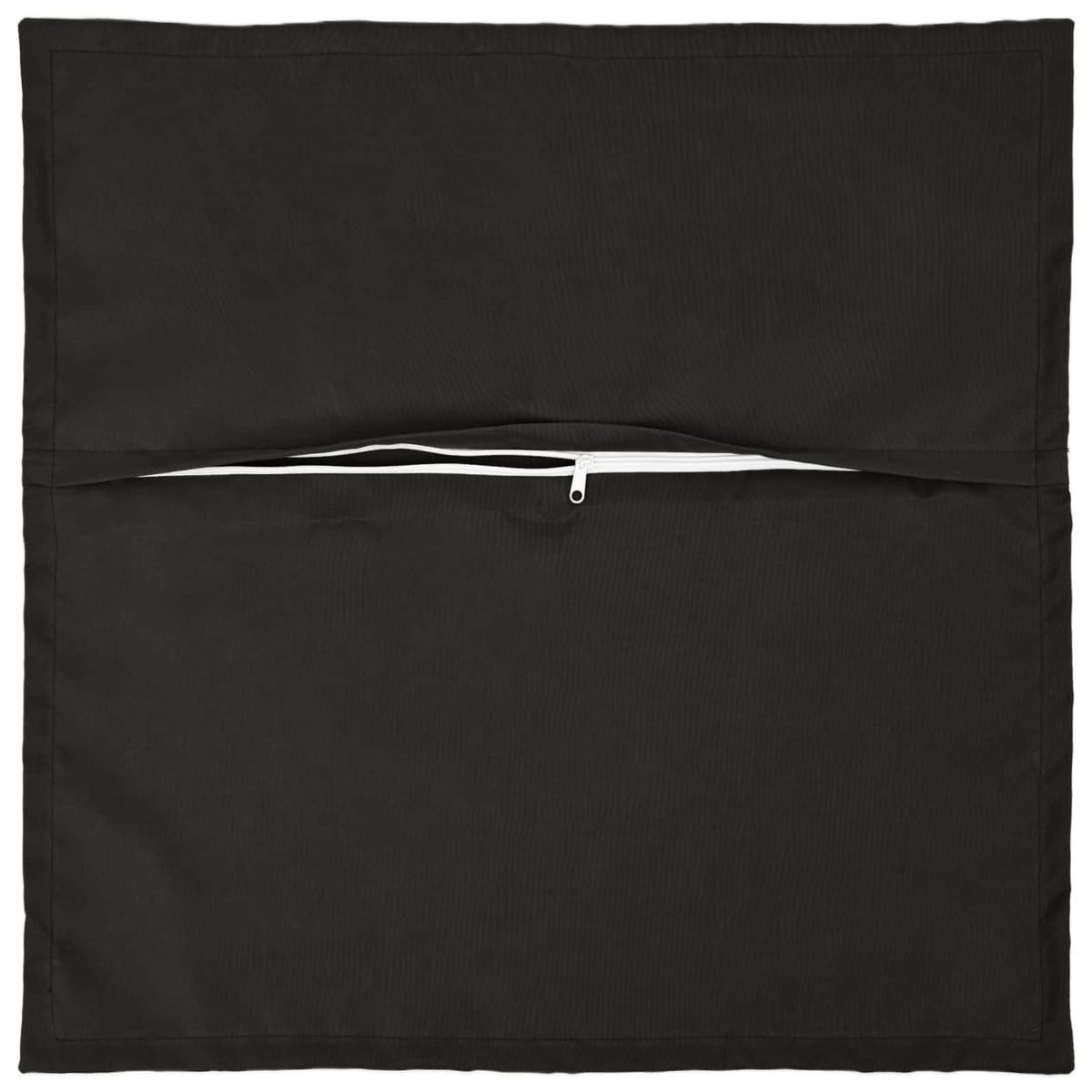 vidaXL Cushion with Pillow HOUTEN 2 pcs Black Polyester