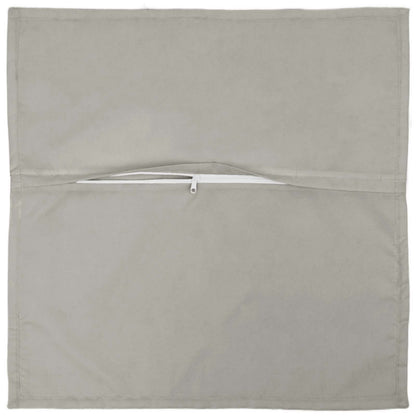 vidaXL Cushion with Pillow HOUTEN 2 pcs Grey Polyester