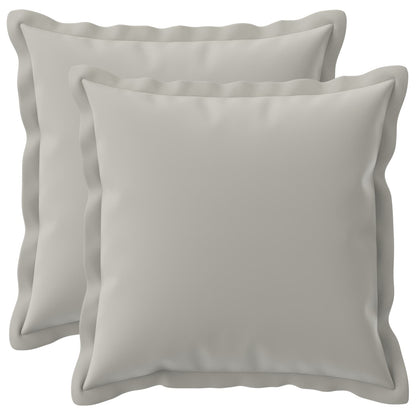 vidaXL Cushion with Pillow HOUTEN 2 pcs Grey Polyester
