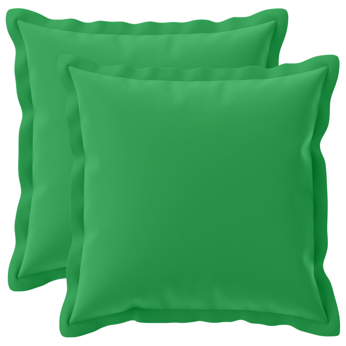 vidaXL Cushion with Pillow HOUTEN 2 pcs Green Polyester