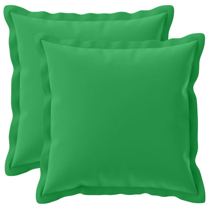 vidaXL Cushion with Pillow HOUTEN 2 pcs Green Polyester