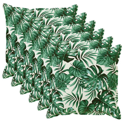 vidaXL Cushion Leaf with Pillow HOUTEN 6 pcs Leaf Pattern Polyester