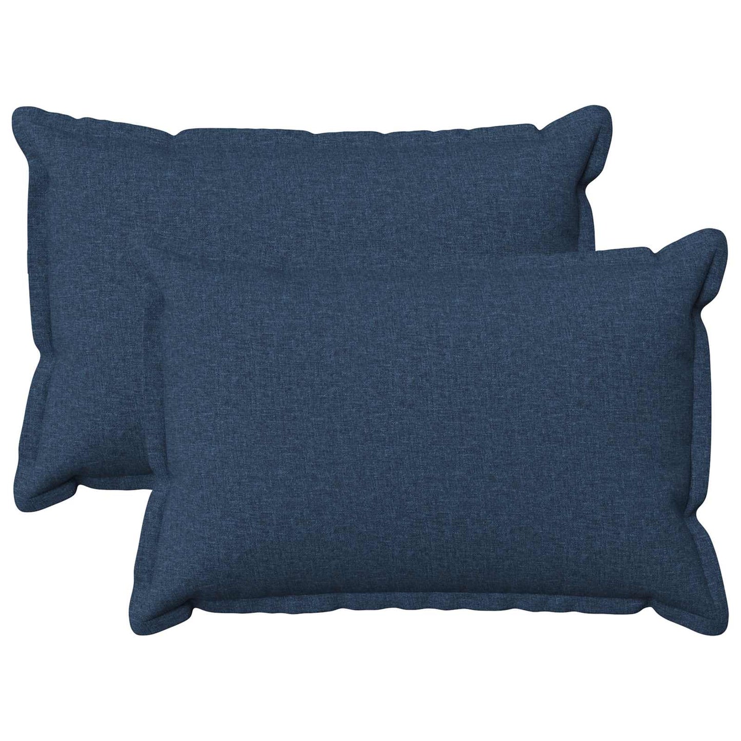 vidaXL Cushion with Pillow HOUTEN 2 pcs Blue Faux Linen