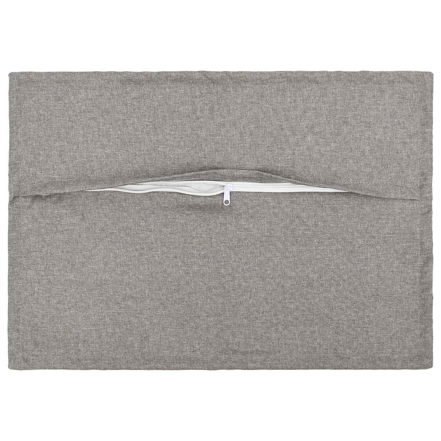 vidaXL Cushion with Pillow HOUTEN 6 pcs Cloud Grey Faux Linen