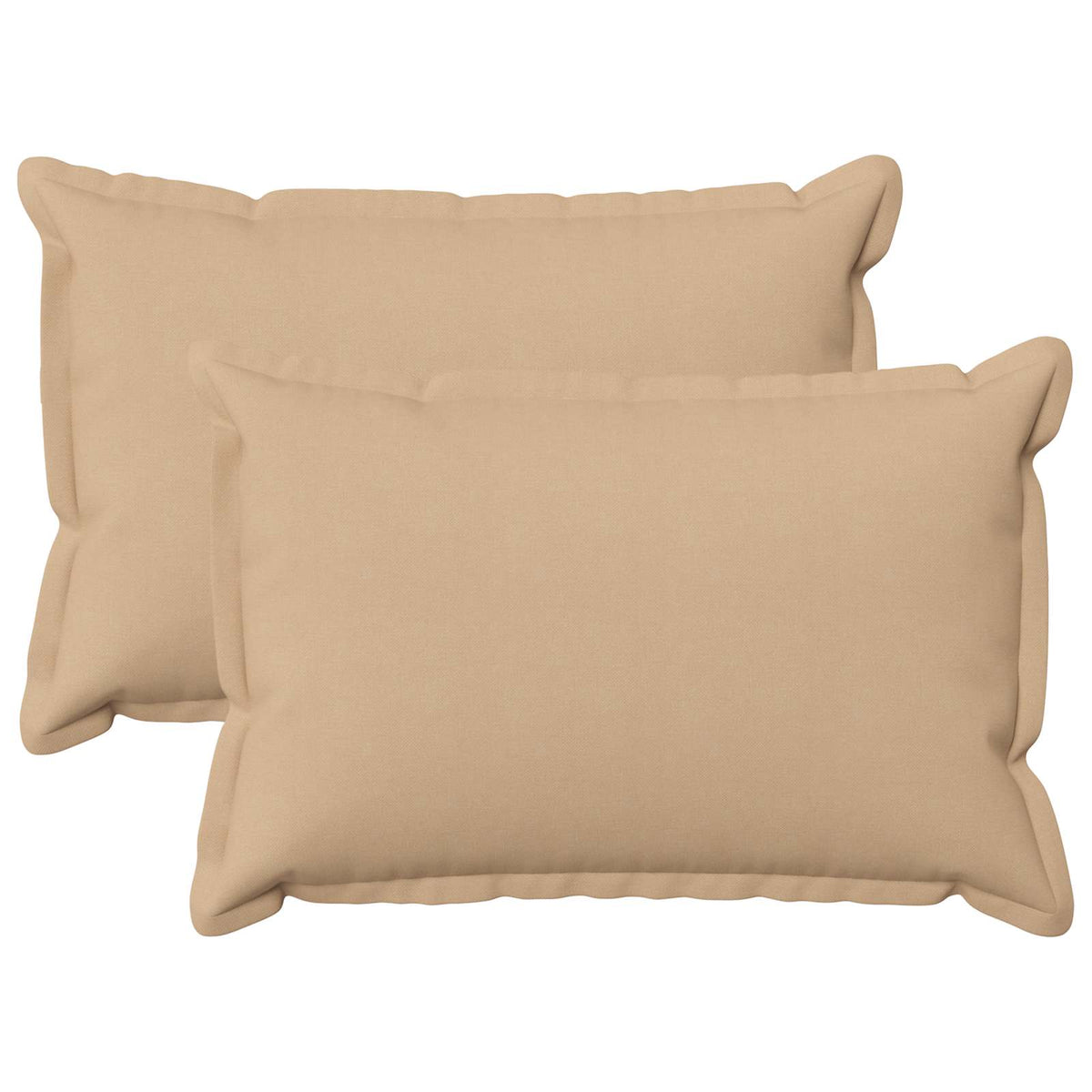 vidaXL Cushion with Pillow HOUTEN 2 pcs Cream Faux Linen