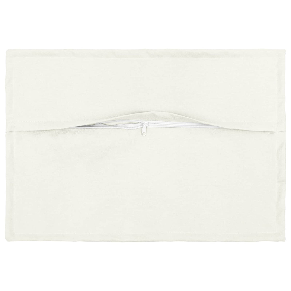 vidaXL Cushion with Pillow HOUTEN 2 pcs White Faux Linen