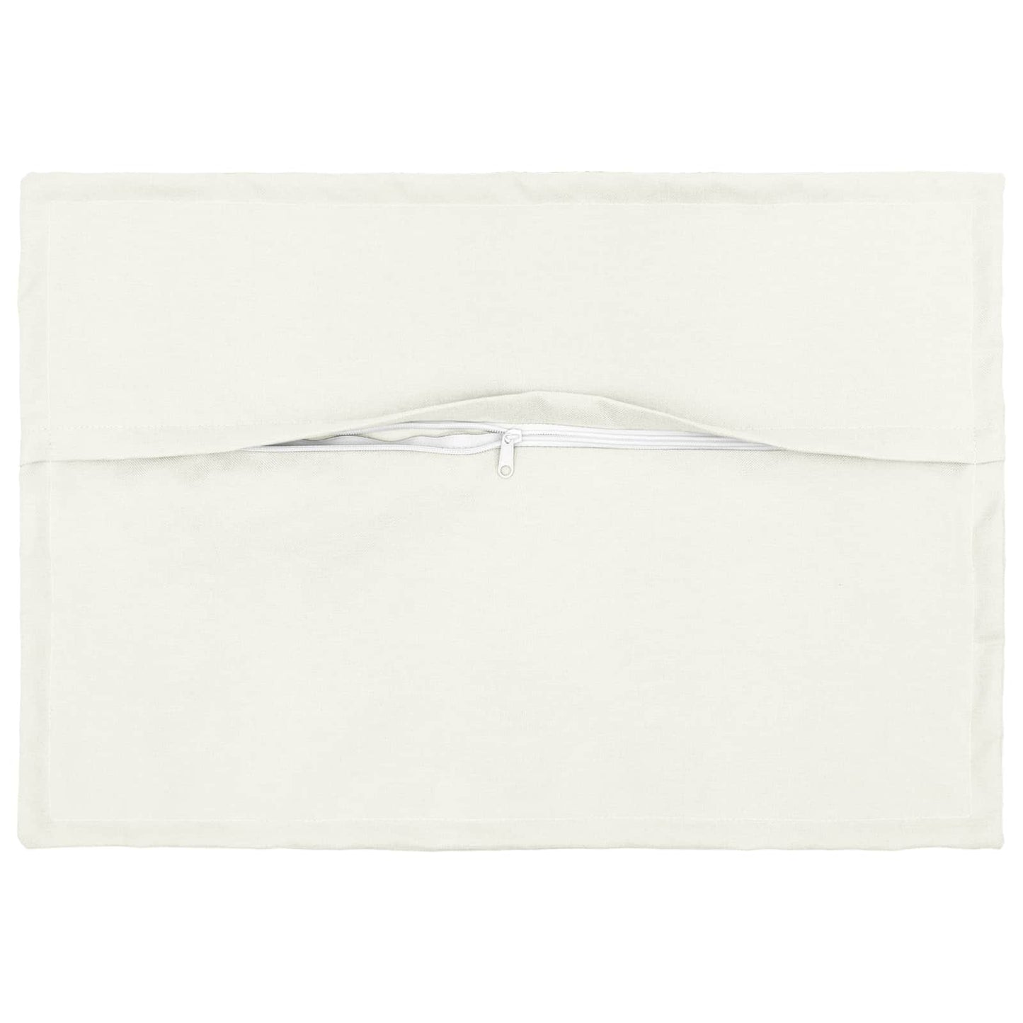 vidaXL Cushion with Pillow HOUTEN 6 pcs White Faux Linen