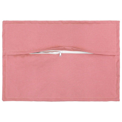 vidaXL Cushion with Pillow HOUTEN 2 pcs Pink Faux Linen