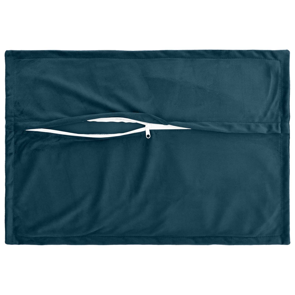 vidaXL Cushion with Pillow HOUTEN 6 pcs Blue Velvet