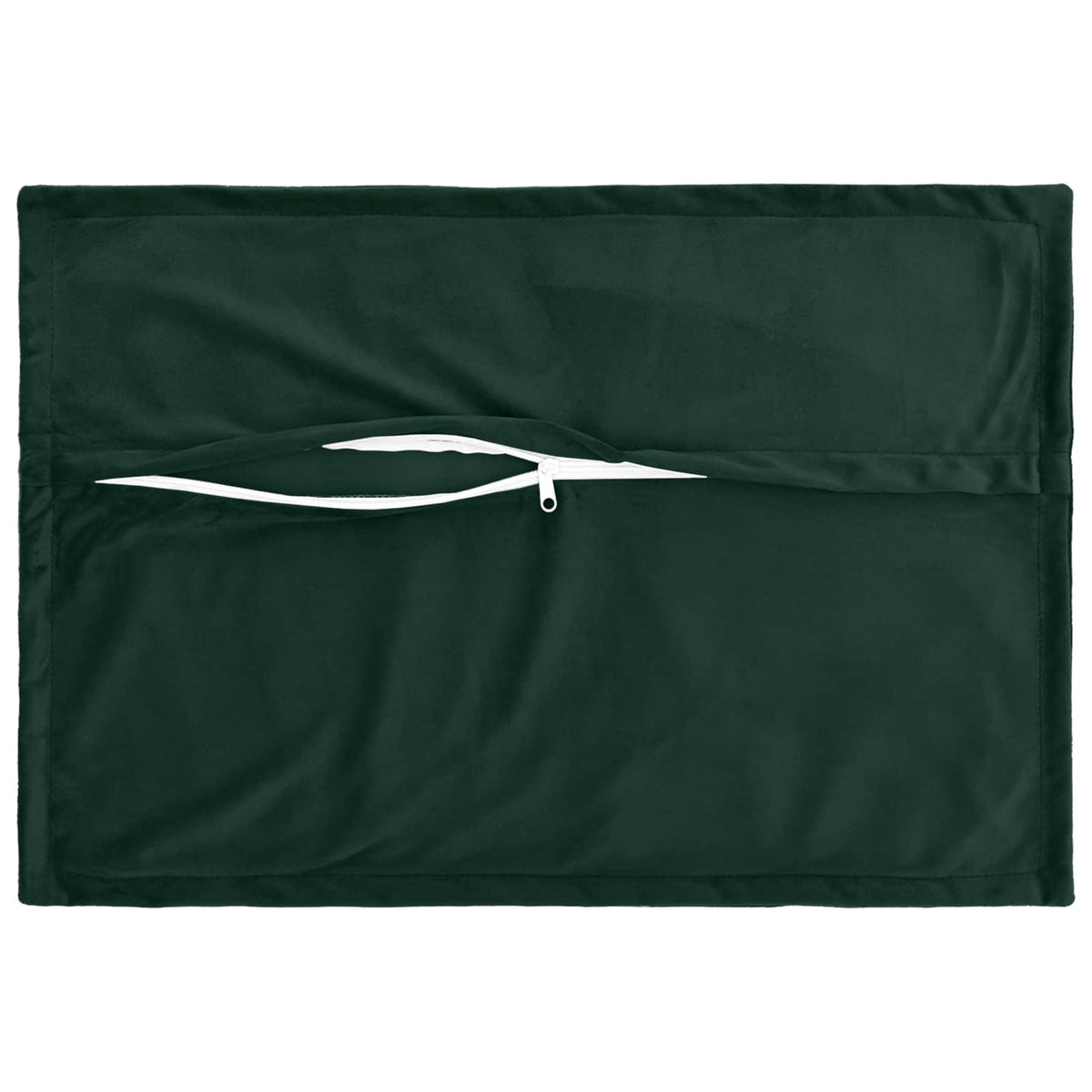 vidaXL Cushion with Pillow HOUTEN 6 pcs Dark Green Velvet
