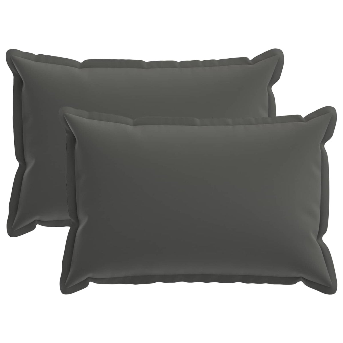 vidaXL Cushion with Pillow HOUTEN 2 pcs Anthracite Polyester