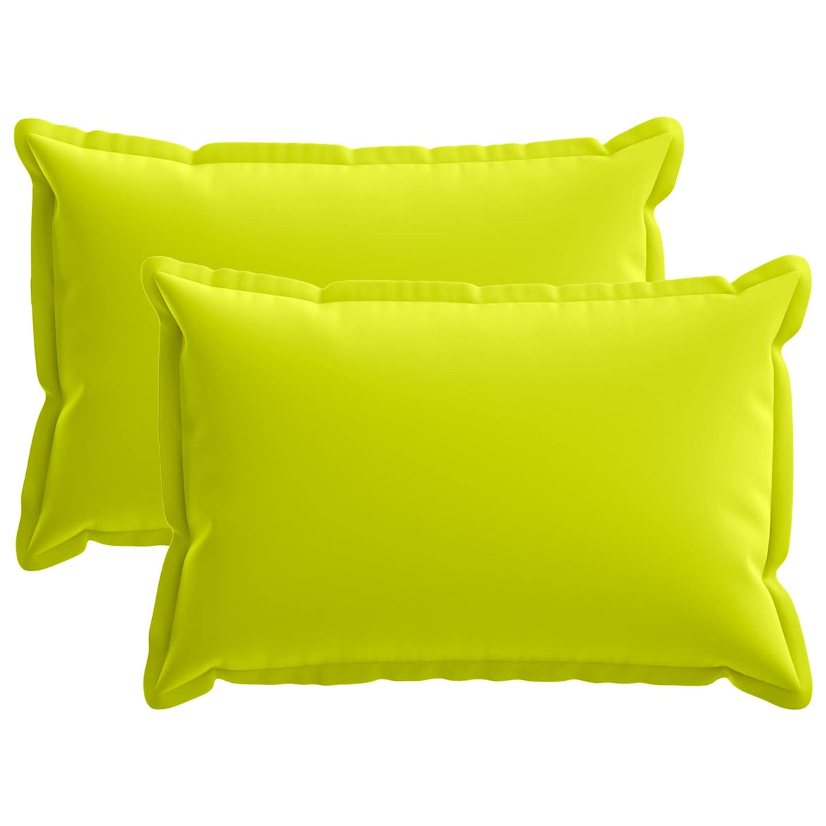 vidaXL Cushion with Pillow HOUTEN 2 pcs Bright Green Polyester