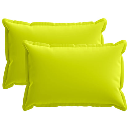 vidaXL Cushion with Pillow HOUTEN 2 pcs Bright Green Polyester
