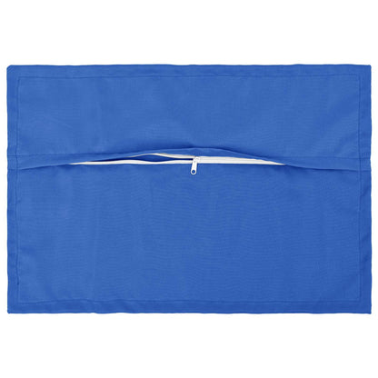 vidaXL Cushion with Pillow HOUTEN 2 pcs Royal Blue Polyester