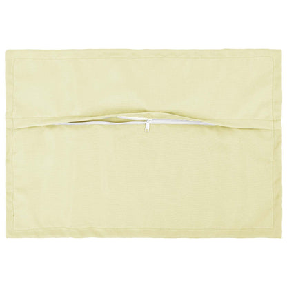 vidaXL Cushion with Pillow HOUTEN 6 pcs Cream Polyester
