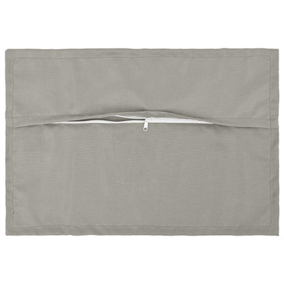 vidaXL Cushion with Pillow HOUTEN 6 pcs Grey Polyester