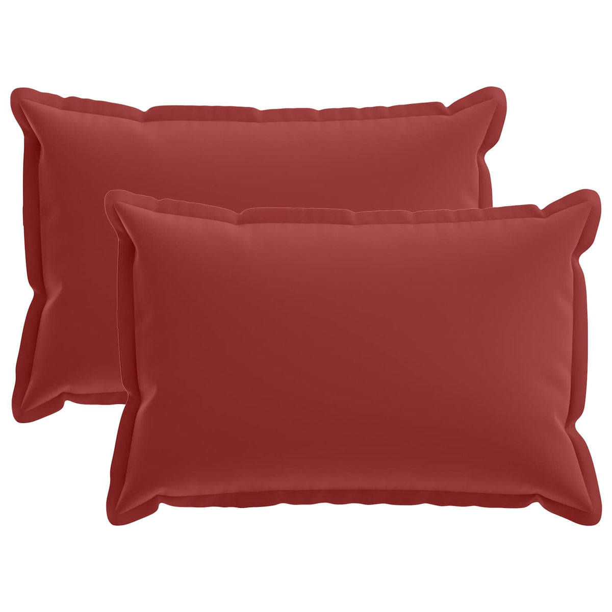 vidaXL Cushion with Pillow HOUTEN 2 pcs Wine Red Polyester