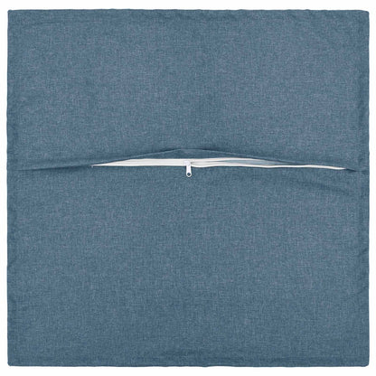 vidaXL Cushion with Pillow HOUTEN 6 pcs Jeans Blue Faux Linen